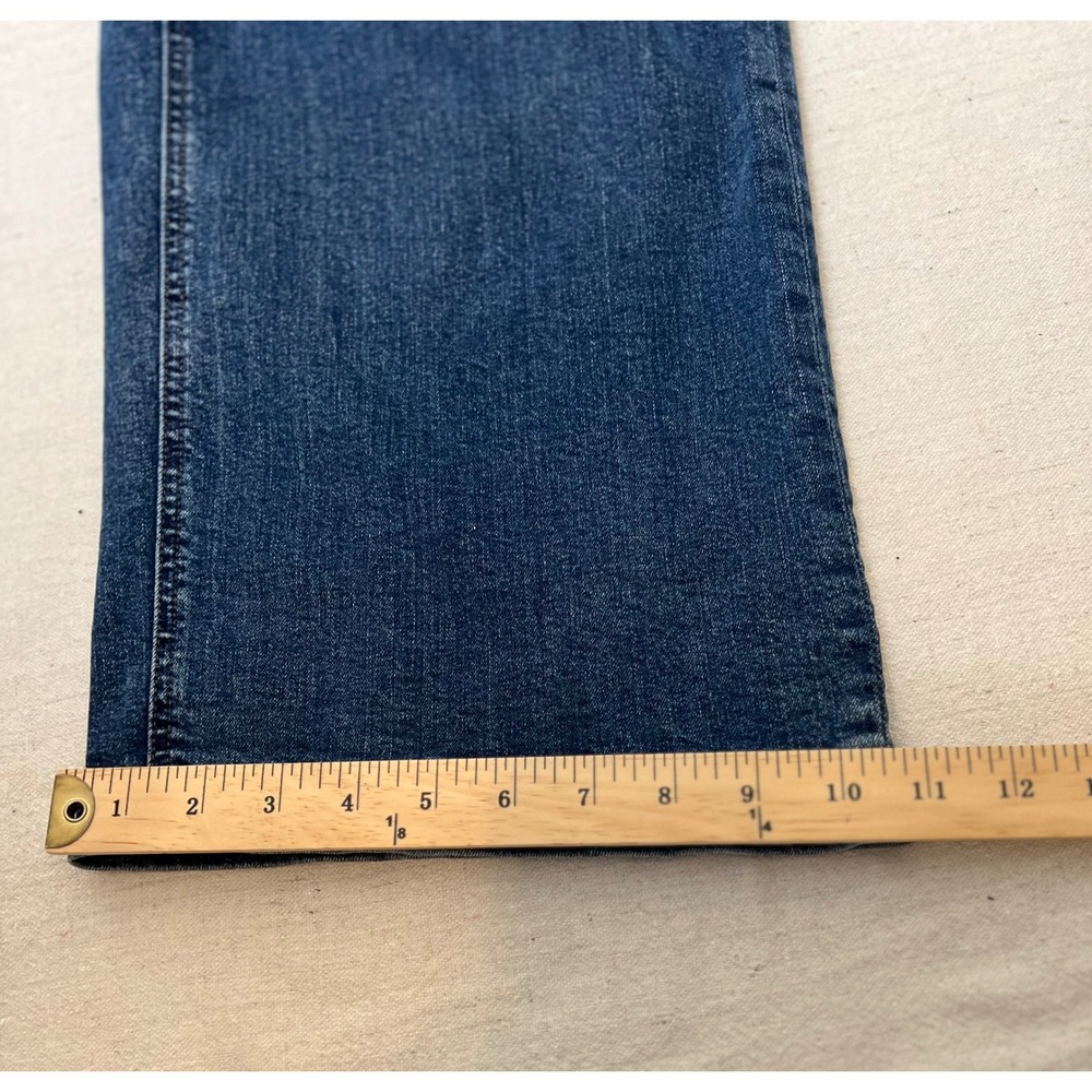 J.Crew Wide-Leg Crop Jeans Women's 31 Blue Denim High Rise Pants Cotton Stretch - Picture 8 of 10